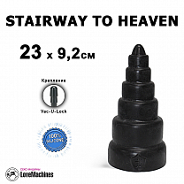 Анальная пирамида STAIRWAY TO HEAVEN, 23 см, силикон Vac-U-Lock